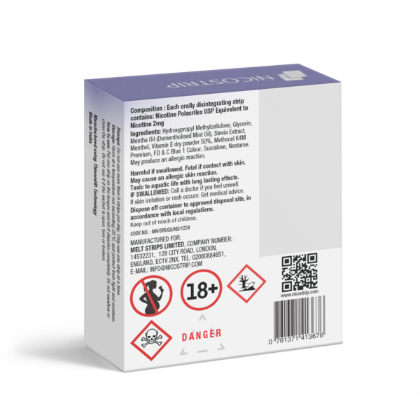 2mg Nicotine Strip - Nicostrip smoke free nicotine - Image 3