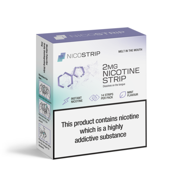 2mg Nicotine Strip - Nicostrip smoke free nicotine